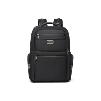 CROSSGEAR Cow Leather Backpack Regular Unisex Black