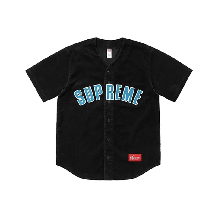 Supreme Corduroy Baseball Jersey-0