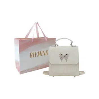 RIVMIND PU Double Shoulder, One Shoulder Handbag Regular Women's White/Black/Green/Blue/Pink/Silver Gray