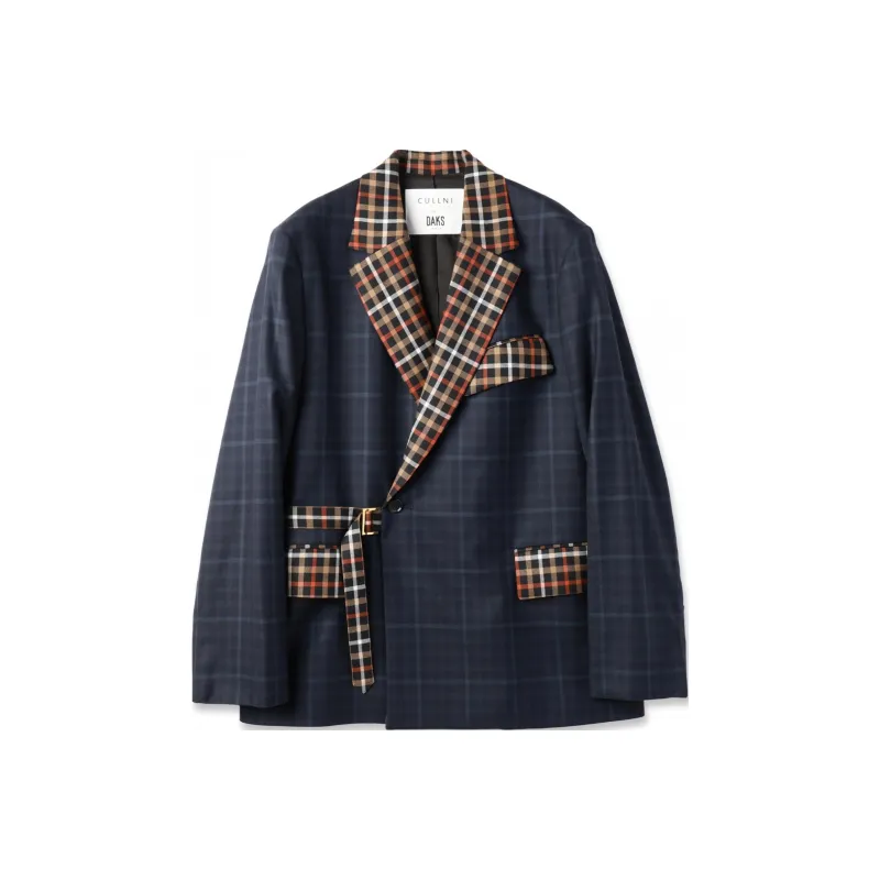 CULLNI x DAKS LONDON FW24 Jackets Coats Unisex Marine Blue-0