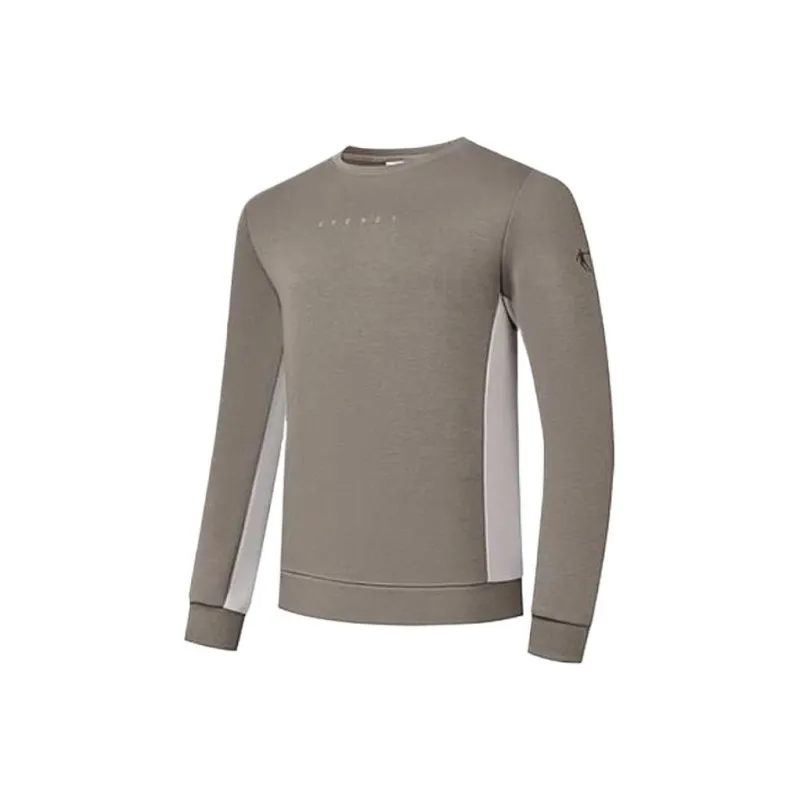 QIAODAN Sweatshirt Men's Autumn Grass/Lunar Rock-0