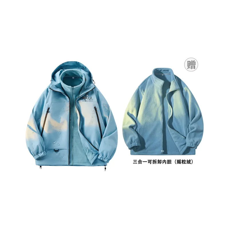PAUL COSTELLOE Waterproof And Windproof To Keep Warm Windbreaker Jacket Unisex-11