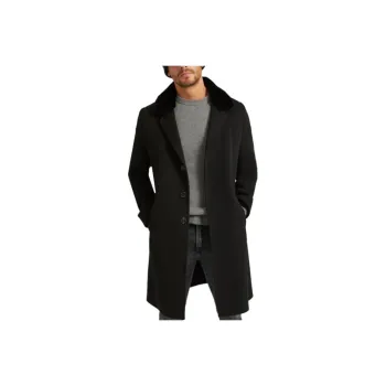 Yves Salomon Coats Men Black