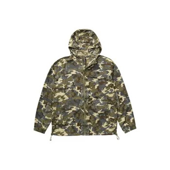 THE NORTH FACE Breathable And Waterproof Sun Protection Clothing Unisex Green Camouflage