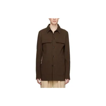 NANUSHKA Button-up Fitted Overshirt