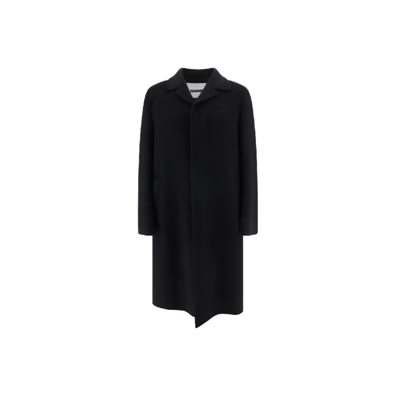 JIL SANDER Single Breasted Mid Length Coat-0