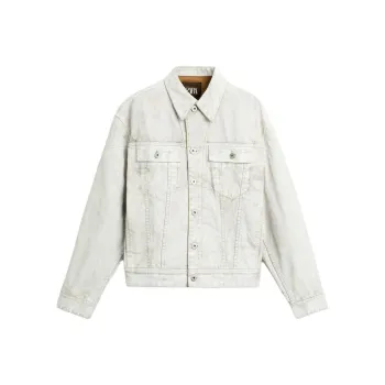 ZARA Denim Jackets Men White