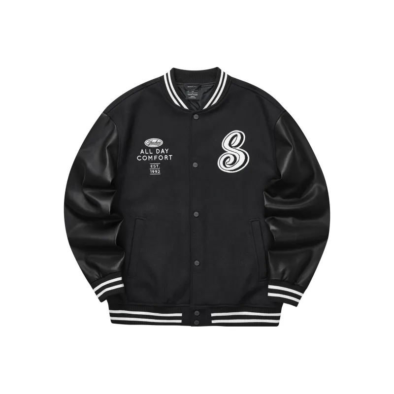 Skechers Colorful Jackets Unisex Carbon Black/0018-0