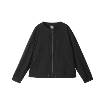 NORVINCY Cropped Solid Color Multi-Pocket Cycling Jacket Men's