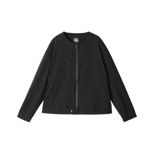 NORVINCY Cropped Solid Color Multi Pocket Cycling Jacket Men's