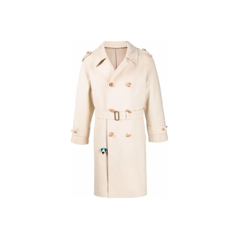 Doublet Coats Unisex Beige-0