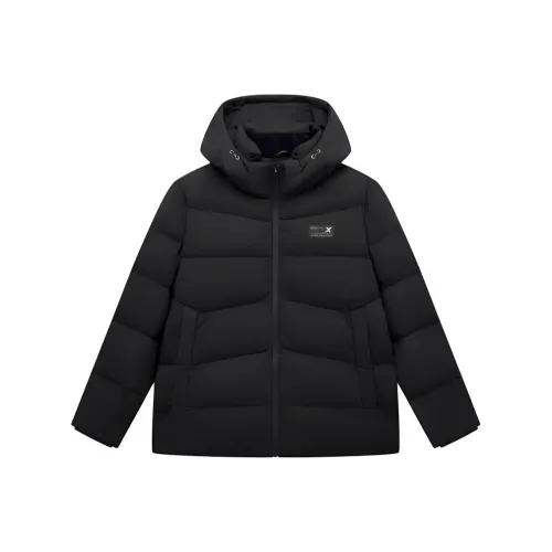 XTEP Variety Training Collection Down Jacket Men's Jet Black