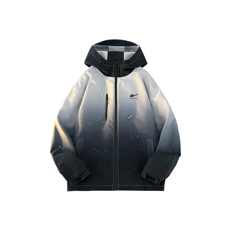 Warrior Huichao Riding The Wind Collection Waterproof And Windproof Windbreaker Jacket Unisex-3