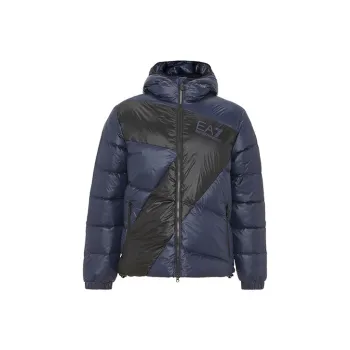 EMPORIO ARMANI EA7 FW22 Down Jacket Men's Navy Blue