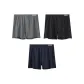 3 Pack (Medium Heather Gray+Black+Royal Blue)