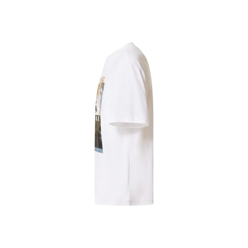 Oakley T Shirts Men White-2