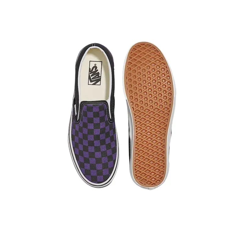 Slip On Classic Vans 'Checkerboard Gothic Grape'-3