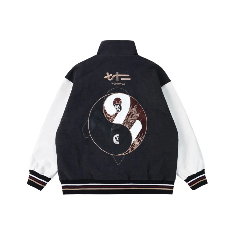 WOOKONG Baseball Jerseys Men Black-0