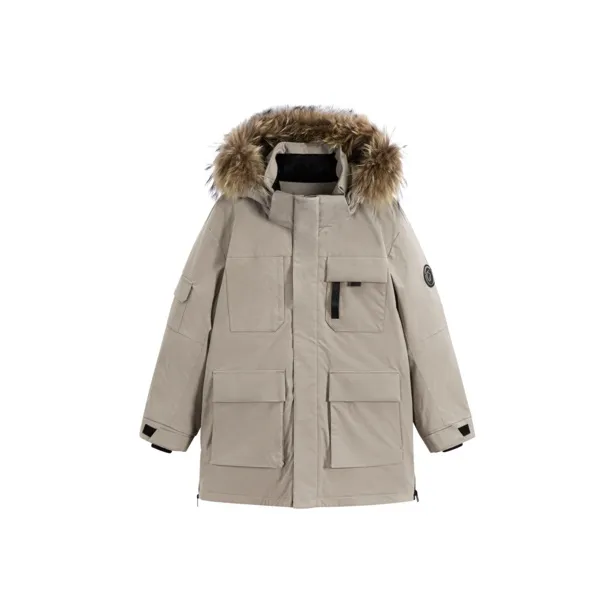 GXG Down Jackets Men Khaki-0