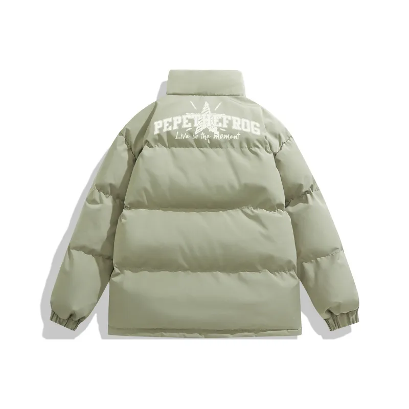 Pepe The Frog Puffer Jacket Unisex-8