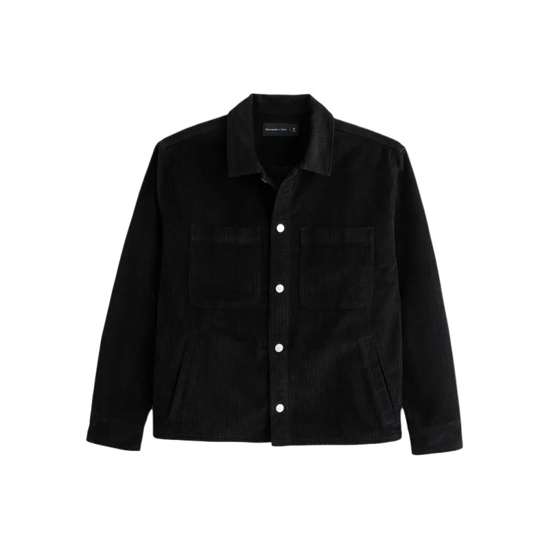 Abercrombie＆Fitch Jackets Men Black-0