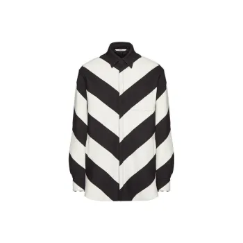 Valentino Jackets Men Ivory White/Black