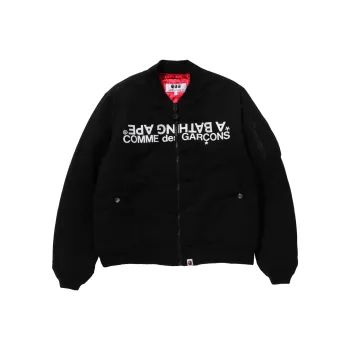 Comme Des Garcons Shirt X A BATHING APE BAPE® X COMME Des GARÇONS Jackets Men Black