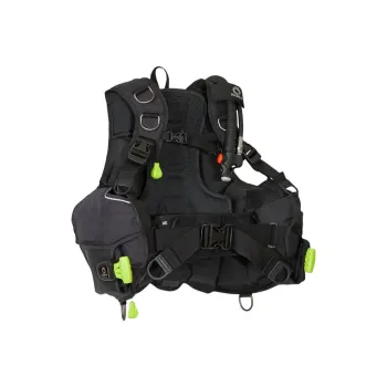 DECATHLON SUBEA SCD 500 Vest Unisex Black/Fluorescent Cool Yellow