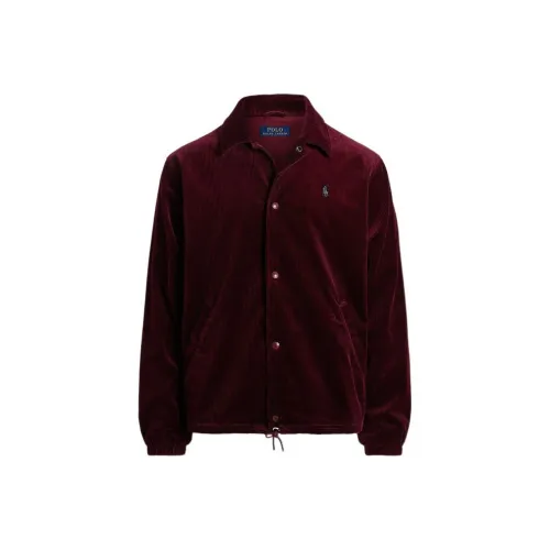 Polo Ralph Lauren FW22 Baseball Jacket Men's Red