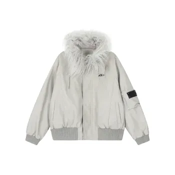 A Chock Jackets Coats Unisex Gray