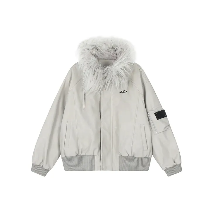 A Chock Jackets Coats Unisex Gray-0