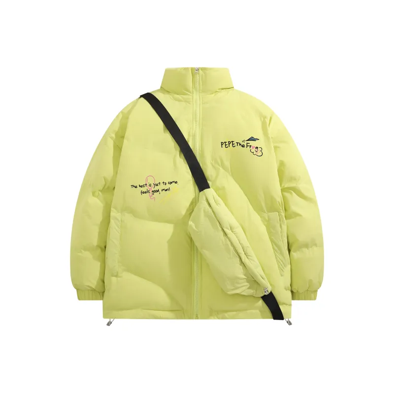 Pepe The Frog Puffer Jacket Unisex-20