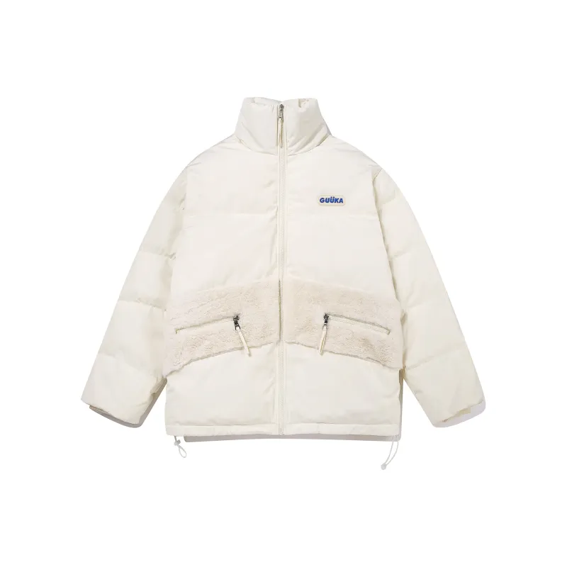 Guuka Down Jacket Unisex Beige Yellow-0