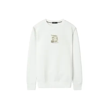 CAISEDI Sweatshirts Men White