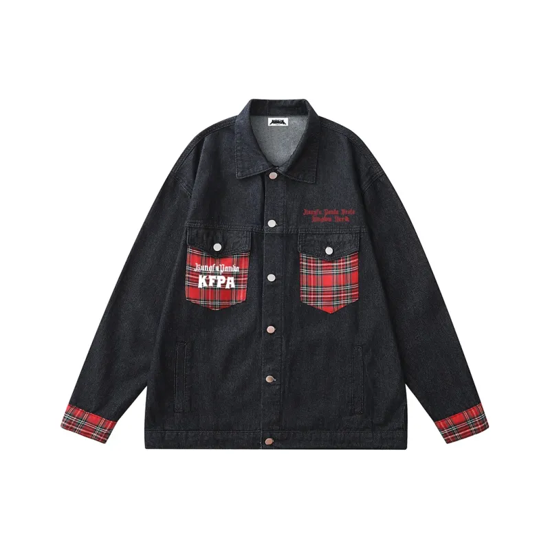 Kung Fu Panda Denim Jacket Unisex Blue-0