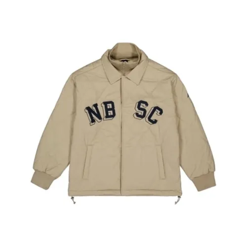 New Balance Puffer Jackets Men Khaki