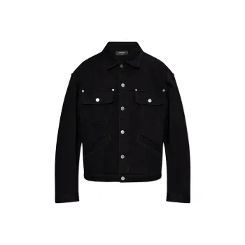 DSQUARED 2 Icon Logo Embossed Denim Jacket