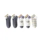 5-4 2 Dark Gray Letter+2 Ribbed Cuff Double Stripe+1 Pinstripe