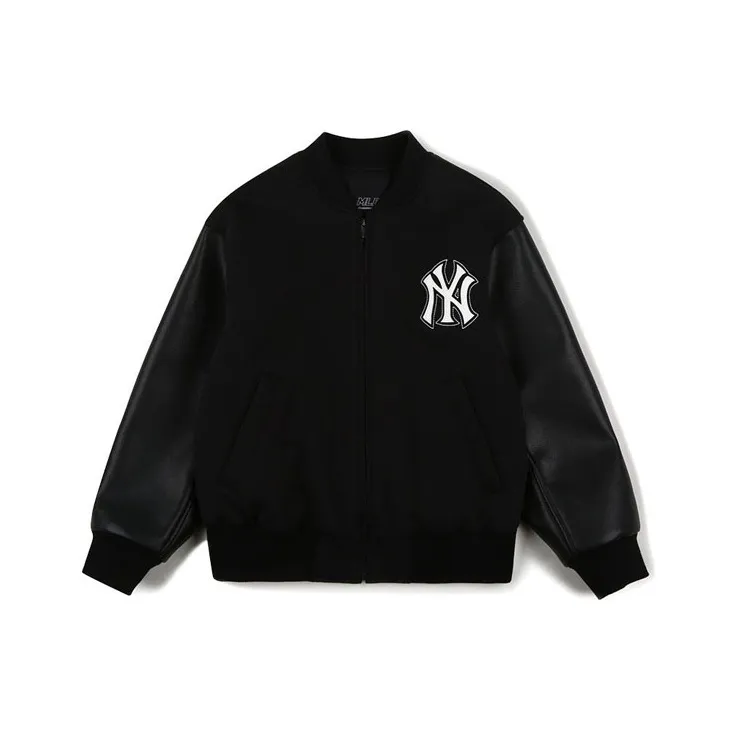 MLB Baseball Jacket Unisex Black-0