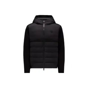 Moncler Padded front Logo plaque Cotton Jacket