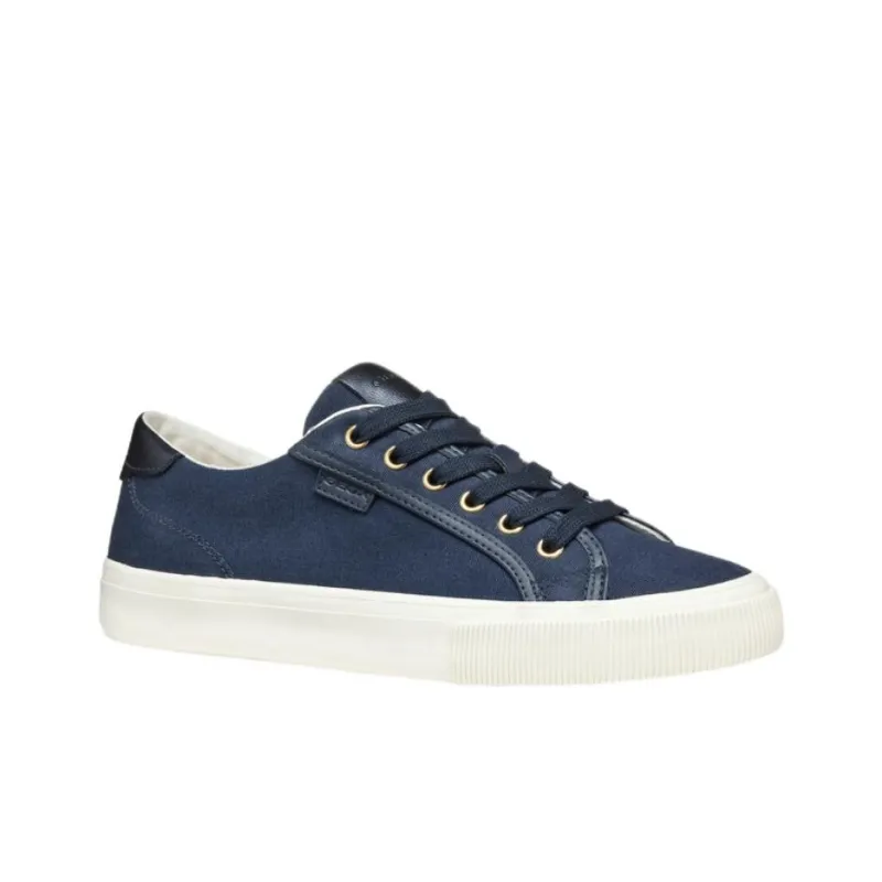 GEOX Emmeleny Abrasion Resistant Low Top Skateboard Shoes Women's Blue-1
