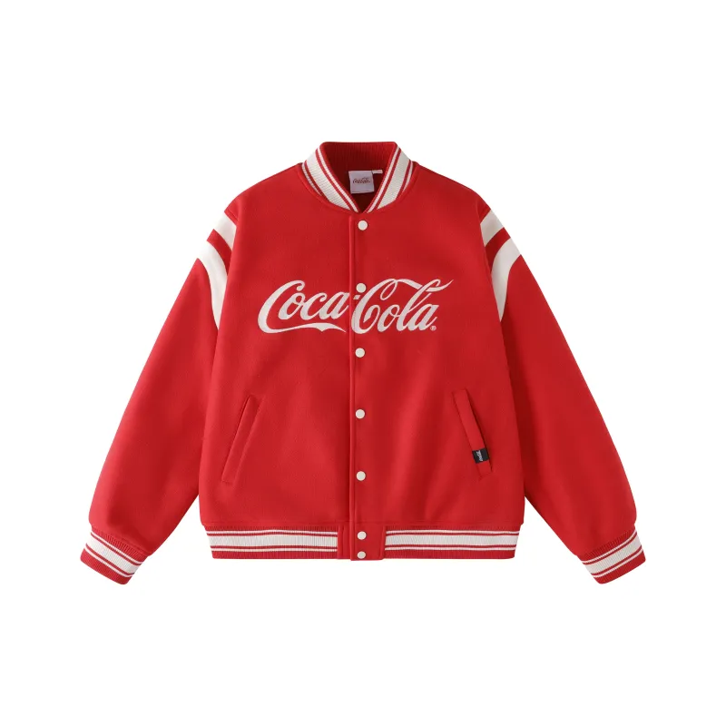 Coca-Cola Baseball Jacket Coat Unisex-3