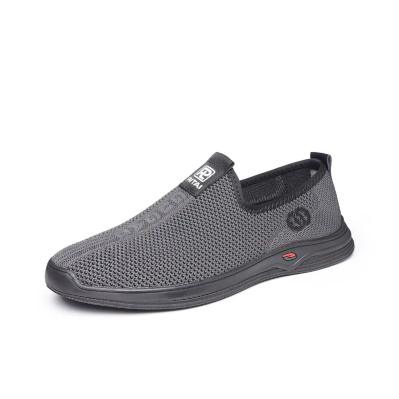 Ritai Casual Shoes Men Low Top Black-6