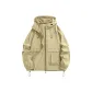 [Breathable Sun Protection Large Pocket]Green Khaki (Bamboo Shadow Breeze Chest Logo)