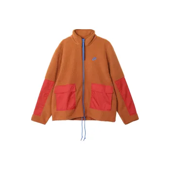 Nike Velvet Jackets Men Orange