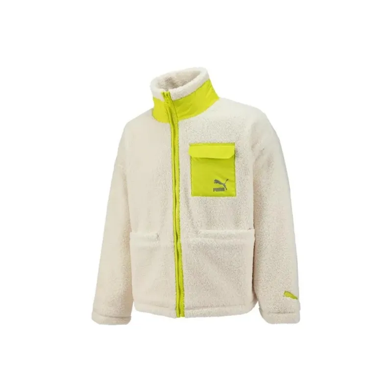 PUMA Velvet Jackets Unisex White-0