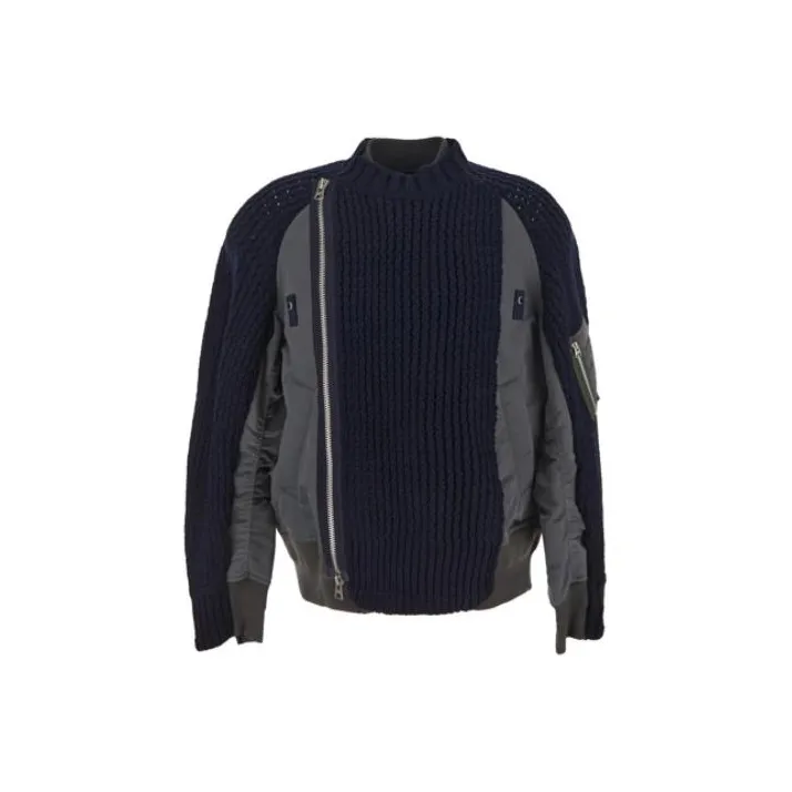 Sacai Nylon Twill Mix Blouson-0