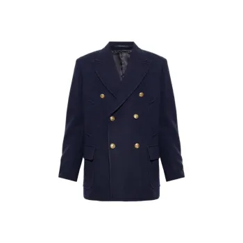 GUCCI Coats Men Navy
