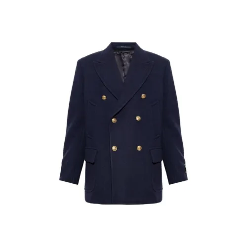 GUCCI Coats Men Navy