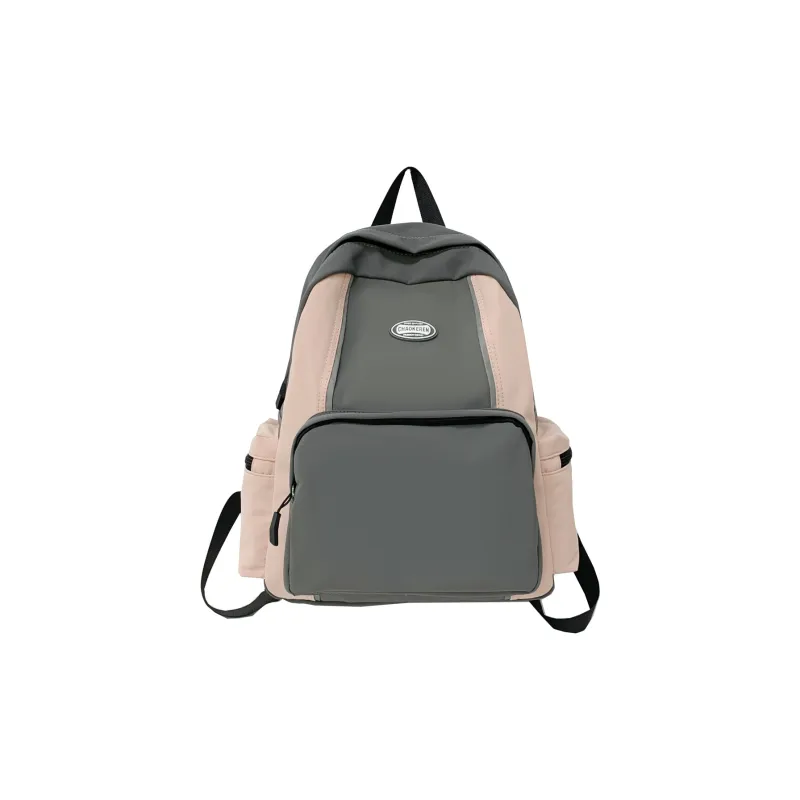 H YXIANG Composite Cloth Backpack Unisex Multicolor-2